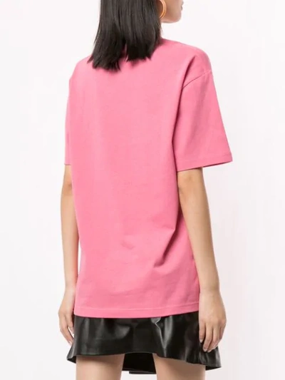 Shop Walk Of Shame Text Print Oversized T-shirt In Pink