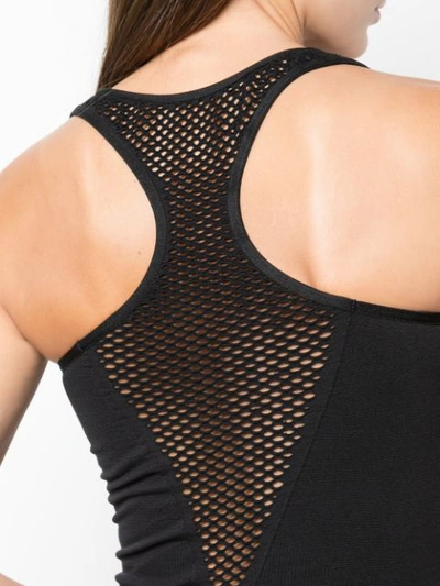 Shop Alala Seamless Racerback Tank Top In Black