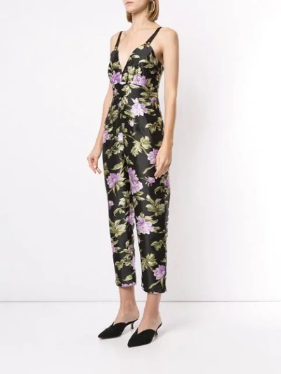 Shop Alice Mccall Wild Flowers Jumpsuit In Black