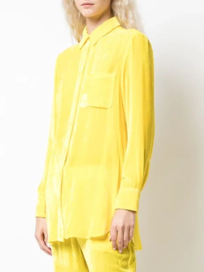 Shop Sies Marjan Long Sleeve Shirt In Yellow