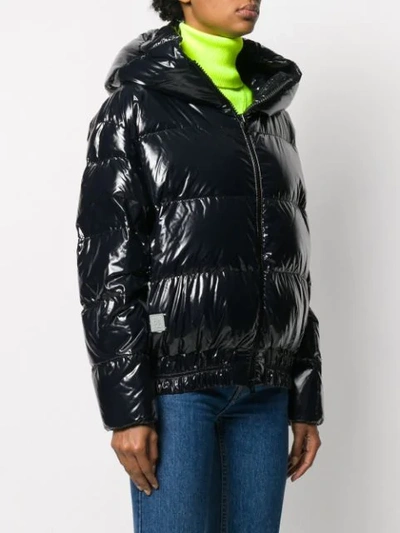 Shop Bacon Cloud Puffer Jacket In Black