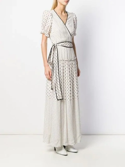 Shop Diane Von Furstenberg Breeze Wrap Dress In White