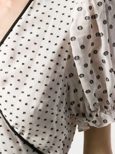 Shop Diane Von Furstenberg Breeze Wrap Dress In White