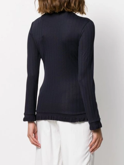 RUFFLE TRIM JUMPER