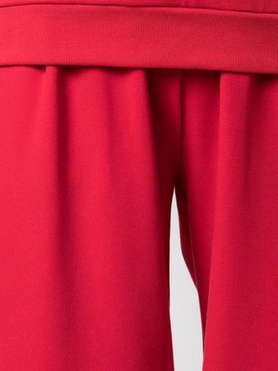 Simone Rocha Wide-leg Cropped Trousers In Red