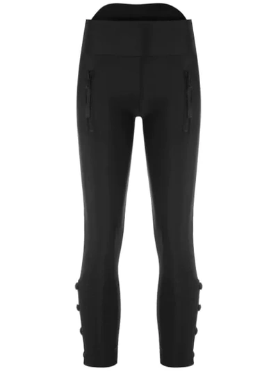 Shop Andrea Bogosian Pulp Cropped Skinny Trouser In Black