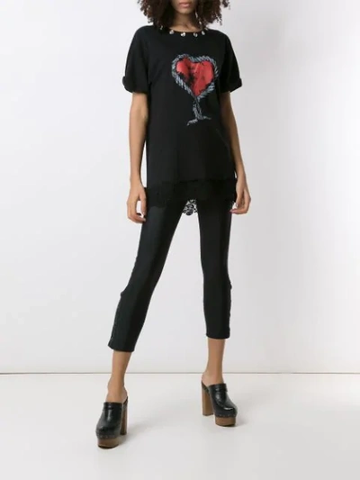 Shop Andrea Bogosian Pulp Cropped Skinny Trouser In Black