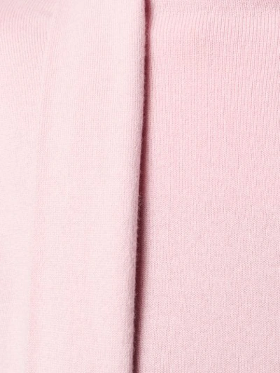 Shop Pinko Allora Buttoned Jumper In Pink