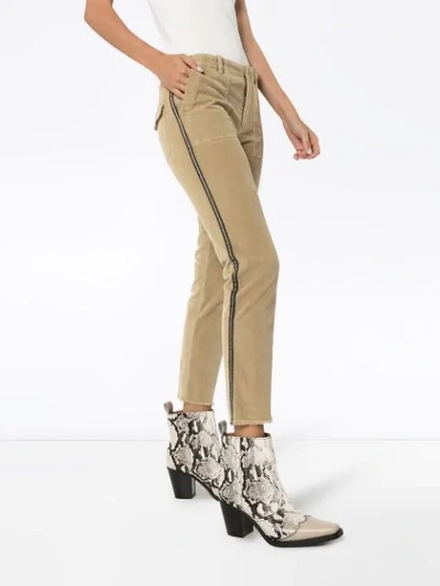 Shop Nili Lotan Hose Mit Kontrastdetails In Neutrals