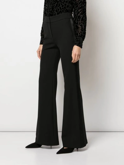 Shop Veronica Beard Side Trim Detailed Trousers In Black