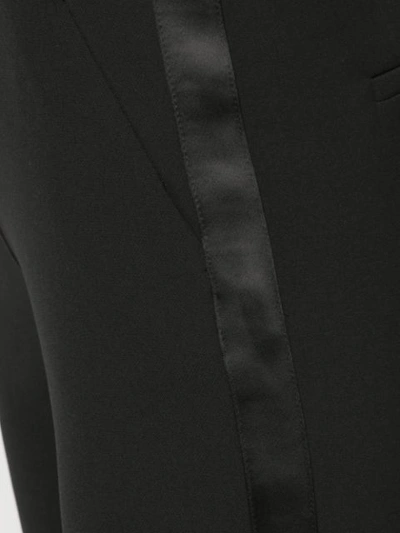 Shop Veronica Beard Side Trim Detailed Trousers In Black