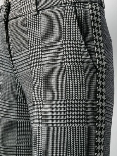 HOUNDSTOOTH PRINT TROUSERS