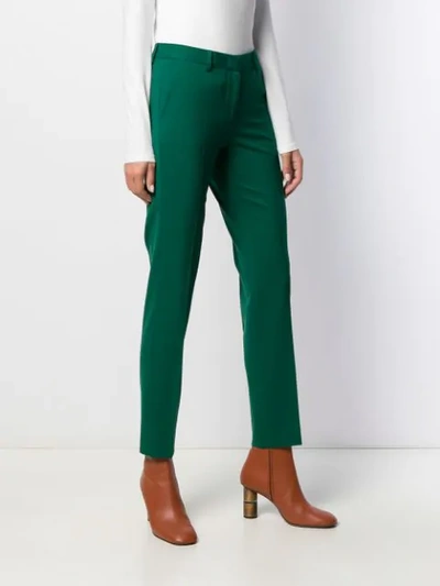 Shop Alberto Biani Slim-fit Trousers In Green
