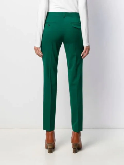 Shop Alberto Biani Slim-fit Trousers In Green