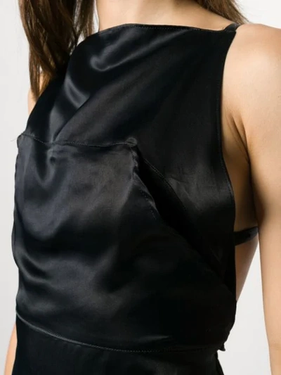 Pre-owned Jean Paul Gaultier 2000s Apron Dress In Black