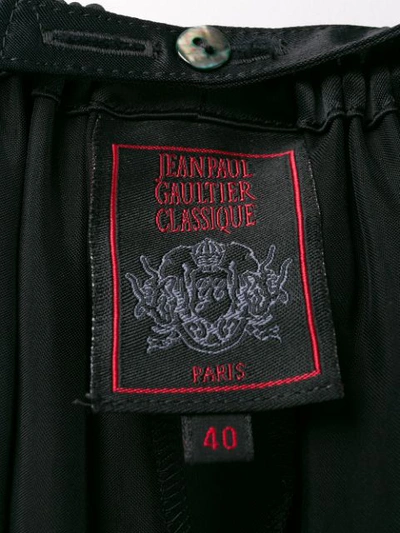 Pre-owned Jean Paul Gaultier 2000s Apron Dress In Black