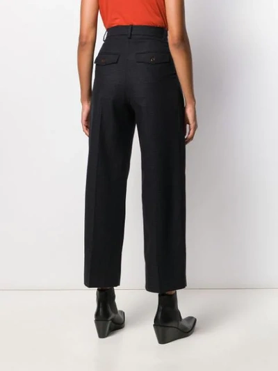 Shop Wood Wood Sunna Check Trousers In Blue