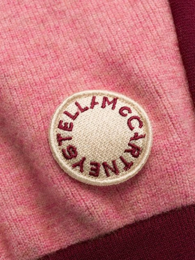 Shop Stella Mccartney Zipped Track Jacket In Pink