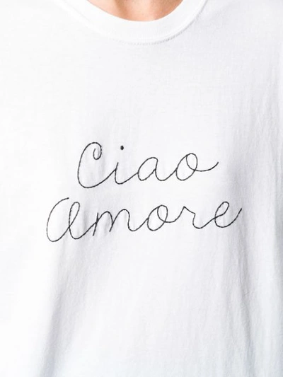 Shop Giada Benincasa Ciao Amore T In White