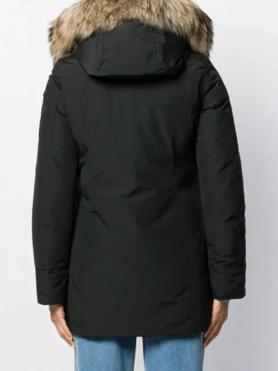 Shop Woolrich Arctic Hooded Waterproof Parka In Black