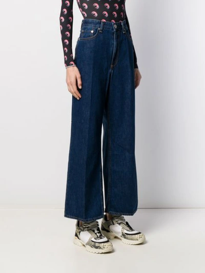 Shop Rag & Bone High-waist Flared Jeans In Blue