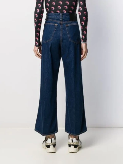 Shop Rag & Bone High-waist Flared Jeans In Blue
