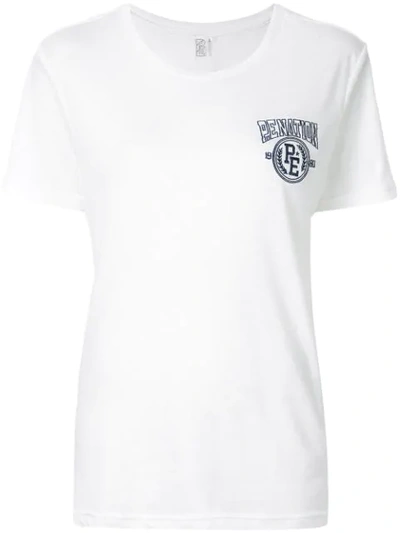 Shop P.e Nation Endlines T-shirt In White