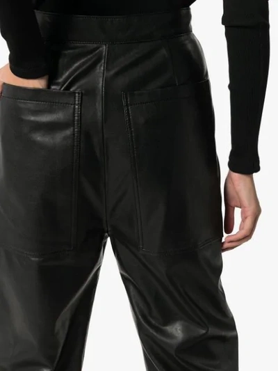 Shop Markoo Wide Leg Trousers In Black