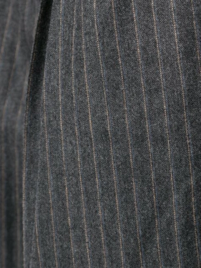 Shop Antonio Marras Pinstriped Trousers In 900 Grey