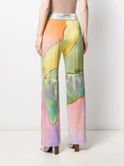Shop Peter Pilotto Tr11aw19 Abstract Pastel In Yellow