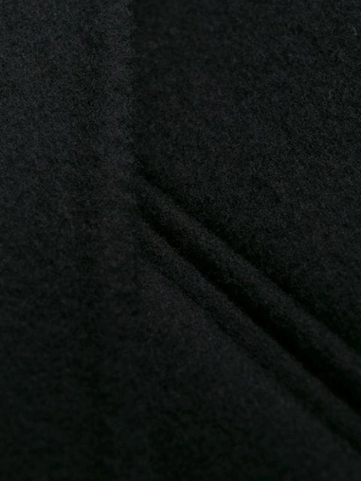 Valentino Asymmetric Draped Cape In Black