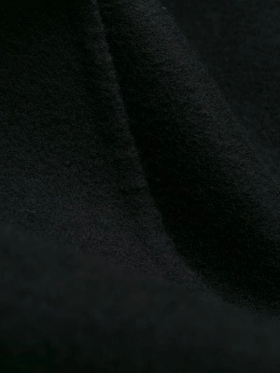 Valentino Asymmetric Draped Cape In Black