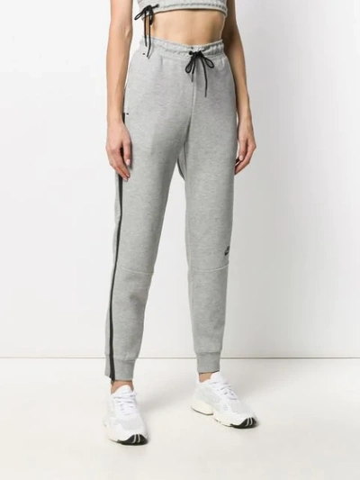 Shop Nike Tech Fleece Track Pants In Grey