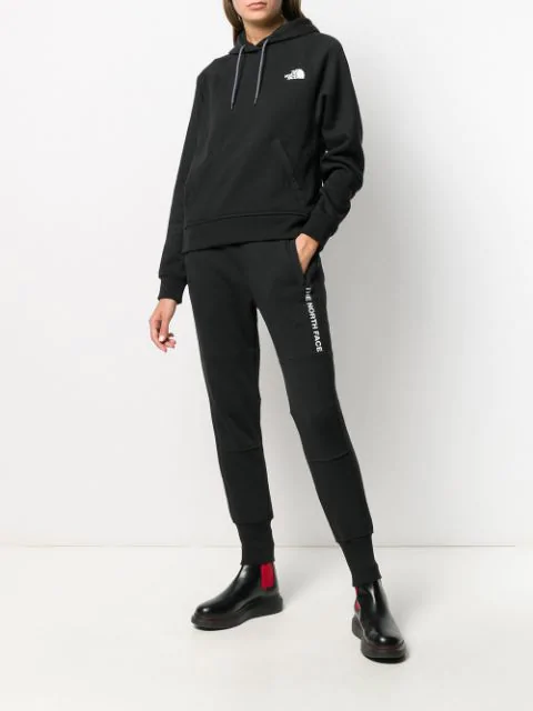 north face ribbed logo pants