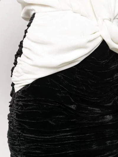 Shop Magda Butrym Mundo Dress In White ,black