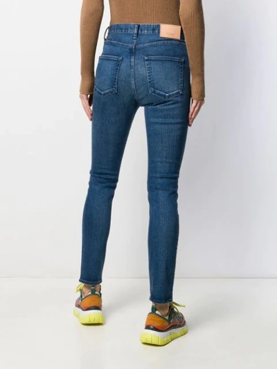Shop Moussy Vintage Glendele High-rise Skinny Jeans In Blue