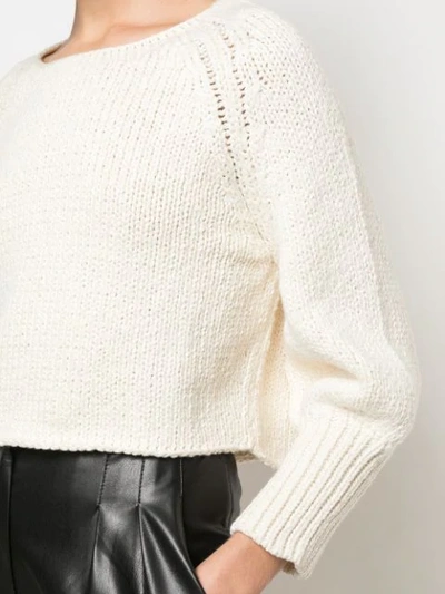 Shop Apiece Apart Cropped-strickpullover In White