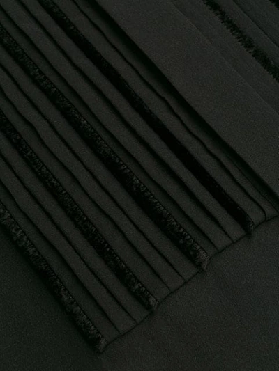 Shop Saint Laurent Front Pleats Shirt In Black