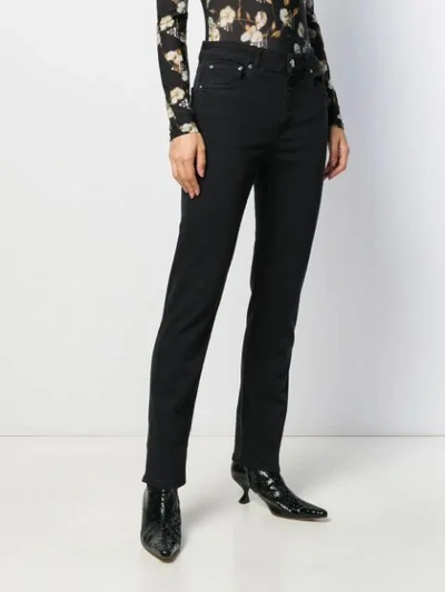 Shop Pt05 Hysteric Slim Fit Jeans In Black