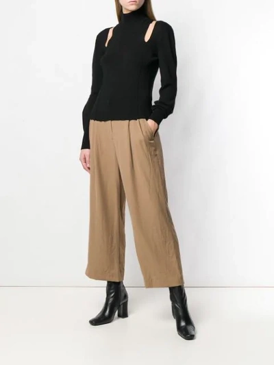 Shop 3.1 Phillip Lim / フィリップ リム Cropped Straight Tailored Pant In Brown