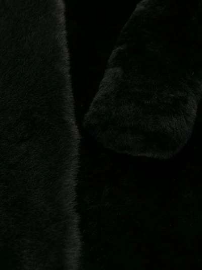 Shop Drome Fur Mid-length Waistcoat In Black