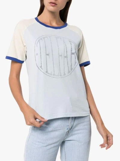 Shop Telfar Logo T-shirt In Blue