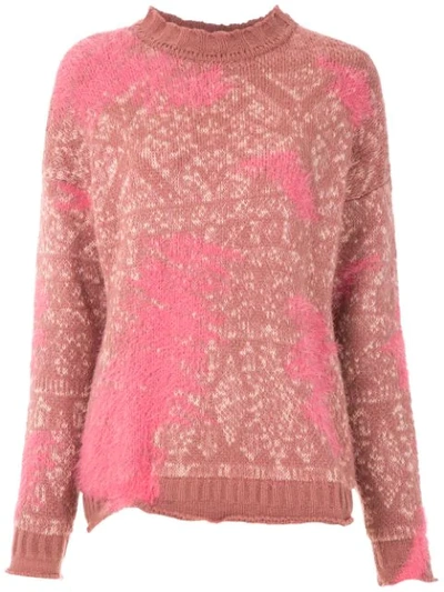 Shop Cecilia Prado Printed Knitted Top - Pink