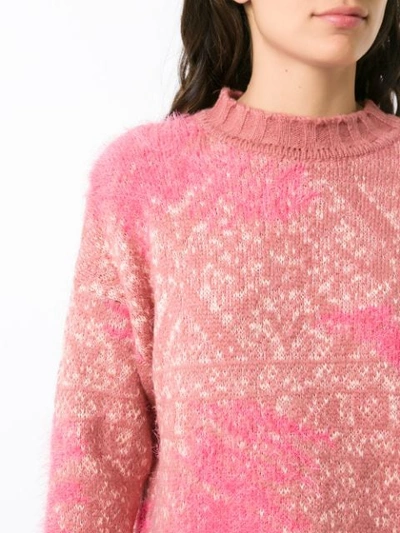 Shop Cecilia Prado Printed Knitted Top - Pink