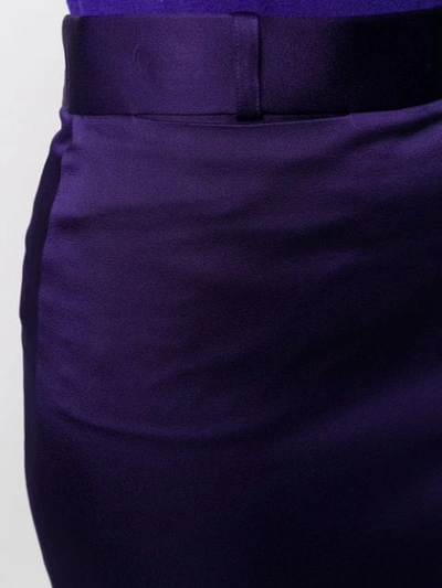 Shop Haider Ackermann Kuiper Asymmetric Skirt In Purple