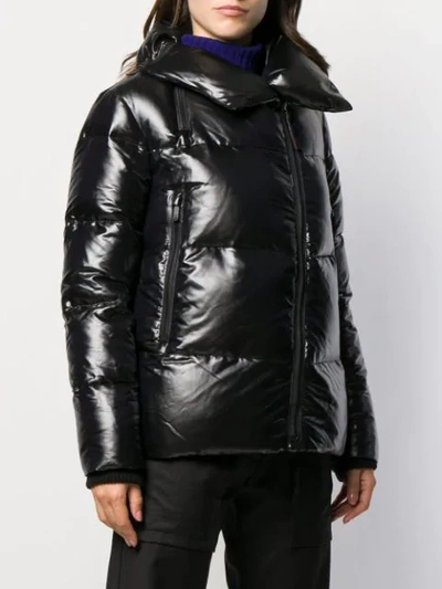 Shop Rossignol Sheen Effect Puffer Jacket In Black