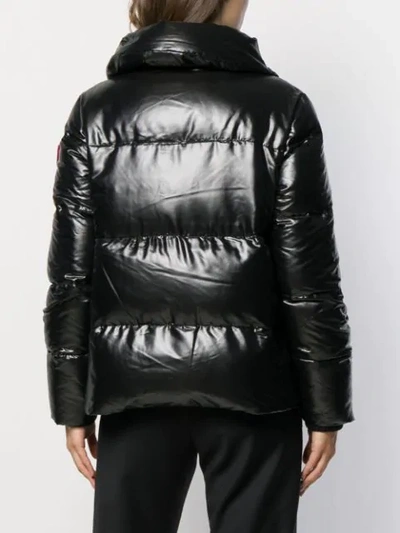 Shop Rossignol Sheen Effect Puffer Jacket In Black