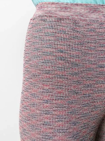 Shop Missoni Metallic Knit Trousers In Pink