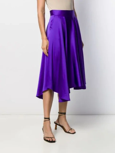 Shop Styland High-low Hem Skirt In Purple