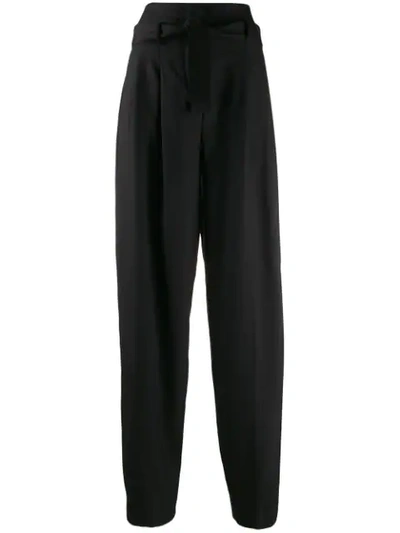 HIGH WAIST PLEATED TROUSERS